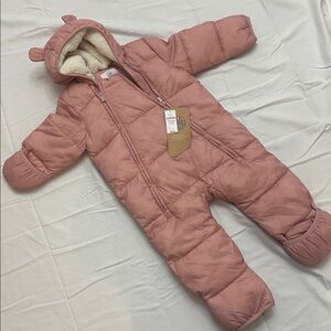 GAP Pink Kids One Piece Snowsuit